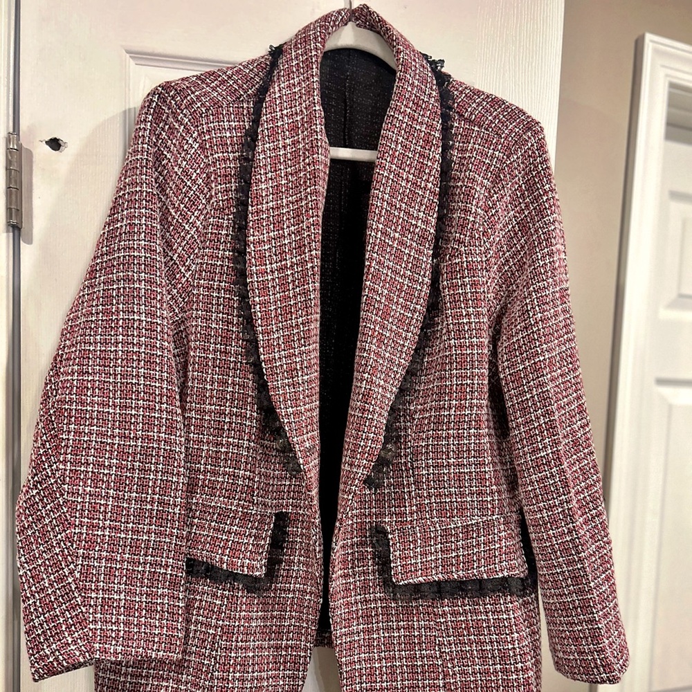 Elegant Tweed Blazer curve